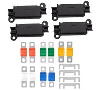 JZK Kit 14 pezzi per portalombretto Midi, 4 supporti + 10 fusibili 30A-100A