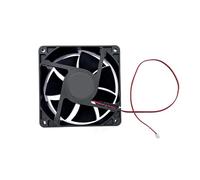 JZK Ventola di raffreddamento senza spazzole 120 x 120 x 38 mm, DC 12 V, 12 cm, con spina a 2 poli, 0,3 A, 3000 rpm, 12038, con cuscinetti a sfera DC 120 mm, per macchina di ghiaccio,