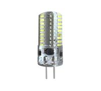 JZLBBC 5W GY6.35 G6.35 Lampadina LED Bi-pin Base 5 Watt AC/DC12V-24V Gel di Silice Cristallo Dimmerabile Bianco Caldo 1PC 5W-bianco