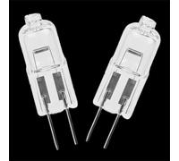 JZLBBC capsula trasparente Lampadina alogena G4 6V 12V 24V 220V Lampadine alogene G4 10W 20W 35W 50W Lampada alogena tungsteno Bianco caldo 1PC 24V-10W