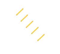 JZLBBC Dc3v Edison Bulb Rigid Ceramic Led Filamento Lampada Parti Hard Led Filamento per riparazione Diy Retro Fixtures(26MM/Green-5PCS)
