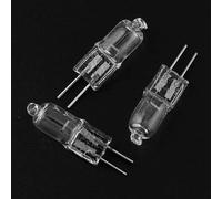 JZLBBC Lampada Alogena G4 6V/12V/24V/220V 10W 20W 35W 50W capsula trasparente Lampadina Alogena G4 12V 20W T3 Bi-Pin Bianco Caldo 5PCS 220V-50W