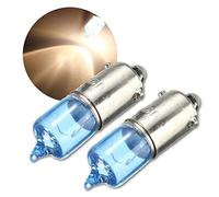 Jzoowar 2X H6W Bax9S 6W Bianca Xenon Car Side Marker Lampada da Parcheggio 12V 5000K