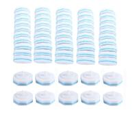 Jzoowar 60 Conteggi Bacchetta per Scopino per WC Aggiornata Bacchetta per Pulizia WC USA e Getta Ricariche Testine per Lavapavimenti