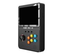 Jzoowar Lettore di Gioco Portatile X5 Portatile da 4,0 Pollici 640 X 480 Pixel Regali per Console per Videogiochi per Bambini-Nero