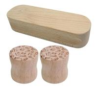 Jzoowar Pesi per Cartamodelli Pesi per Cucito Rotondi in Legno per Sartoria Campioni di Pesi da Taglio per Accessori per Il Cucito B