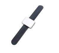 Jzoowar Placca Magnetica per Cinturino Autoadesivo con Bracciale Magnetico Regolabile per Fermaglio per Parrucchiere Nero