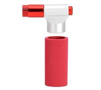 Jzoowar Pompa per bicicletta a CO2 per bicicletta gonfiatore tipo lega di alluminio testa della pompa da ciclismo Mini pompa per bicicletta compatibile con valvola Schrader