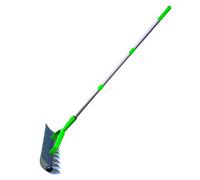 Jzoowar Rastrelli per Paglia, Rastrelli per Prato, Rastrelli per Erbacce, Rastrelli Multiuso per la Pulizia del Prato per la Pulizia 'Erba Morta, con Manico