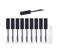 Jzoowar Tubo Vuoto per Mascara da 10 Pezzi da 10 Ml, Flacone Erogatore Trasparente per Smalto per Labbra di Prova, Flacone Vuoto per Liquido di Crescita
