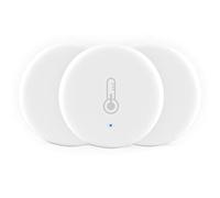 Jzoowar Tuya Smart ZigBee 3.0 Sensore Intelligente di Temperatura e Umidità Sicurezza Una Batteria con App Tuya Smart Life Alexa (B)