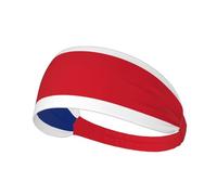 JZQZH Bandiera della Costa Rica, fascia sportiva altamente elastica, traspirante, leggera e resistente, per corsa, fitness, yoga, ciclismo