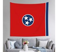 JZQZH Bandiera dello stato del Tennessee, 152 x 130 cm, arazzo orizzontale con bella stampa, adatto per varie decorazioni d'interni