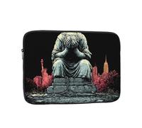 JZQZH Borsa portatile antiurto portatile con moda silenzioso sospiro modello borsa per viaggi di lavoro università, Nero, 15 inch