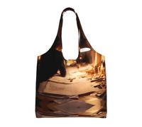 JZQZH Borsa tote in tela da donna, grande, riutilizzabile, borsa per la spesa a tracolla con stampa da studio pieno occupato