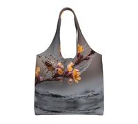 JZQZH Borsa tote in tela da donna, grande, riutilizzabile, borsa per la spesa a tracolla con stampa di ragni da caccia