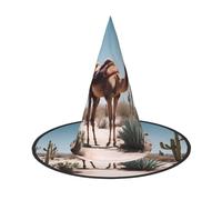JZQZH Cappello da strega di Halloween a forma di cammello del deserto, 3 pezzi, comodo e durevole, alla moda e personalizzato, accessori per feste