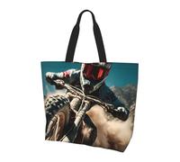 JZQZH Dust and Power Light - Borsa a tracolla da donna, riutilizzabile, robusta e durevole, per i pendolari quotidiani