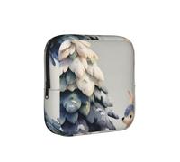 JZQZH Elk By The Tree - Borsa portaoggetti compatta per uso quotidiano e ufficio, con cerniera da portare con te