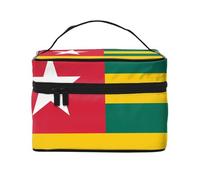 JZQZH Flag of Togo, borsa cosmetica portatile, organizer per viaggi, campeggio, hotel e viaggi a lunga distanza