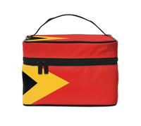 JZQZH Repubblica Democratica di Timor Est, borsa cosmetica portatile, organizer personalizzato per viaggi, campeggio, hotel e viaggi a lunga distanza