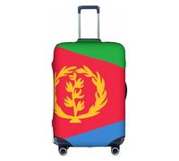 JZSTY Copertura durevole ed elegante per valigia con bandiera dell'Eritrea, per viaggi e affari, resistente ai graffi e alla polvere, bianco, M