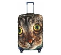 JZSTY Copertura durevole ed elegante per valigia con occhi incredibili per viaggi e affari, resistente ai graffi e alla polvere, bianco, x-large