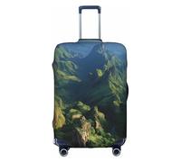 JZSTY Copertura durevole ed elegante per valigie lunghe catene montuose per viaggi e affari, resistente ai graffi e alla polvere, bianco, S