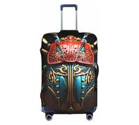 JZSTY Copertura per valigia a forma di scarabeo, resistente ed elegante, per viaggi e lavoro, resistente ai graffi e alla polvere, bianco, M
