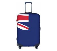 JZSTY Custodia per valigia, resistente ed elegante, con bandiera delle Isole Cayman, per viaggi e affari, resistente ai graffi e alla polvere, bianco, M