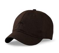 JZTDYPP Cappello Uomo Cappellino da Baseball Estivo con Tesa Piccola, Tinta Unita, da Uomo E da Donna, per Il Tempo Libero, da Equitazione, di Grandi Dimensioni, Sportivo, Marrone, 55-63 Cm