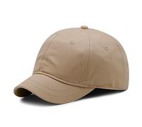 JZTDYPP Cappello Uomo Cappellino da Baseball Estivo con Tesa Piccola, Tinta Unita, da Uomo E da Donna, per Il Tempo Libero, da Equitazione, di Grandi Dimensioni, Sportivi, Cachi, 55-63 Cm