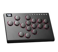 JZW-Shop Arcade Stick, Controller Arcade a 16 pulsanti per Switch, PC, PS4, PS3, Steam Deck, Joystick Arcade Fighting Stick con Turbo e RGB personalizzato, Hot Swap e Supporto SOCD (M16-EU)