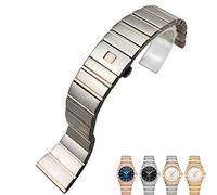 JZWCHQ 15 mm 17 mm 18 mm 23,0 mm 25 mm bande di orologi in acciaio inossidabile pieghevole cinghia di orologio per doppia aquila
