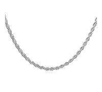 JZWCHQ 16/18/20/22/24 pollici 4 mm collana catena corda di canapa per donna uomo fascino, 50cm