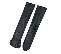 JZWCHQ 18mm 19mm 20mm 21mm 22mm Crocodile Watch Band per 300 de Ville AT150