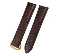 JZWCHQ 18mm 19mm 20mm 21mm 22mm Crocodile Watch Band per 300 de Ville AT150