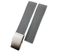 JZWCHQ 19mm 20mm 21mm in gomma in gomma cinghia di orologio da guardia impermeabile , per la conquista principale idroconquest L3 Accessori neri