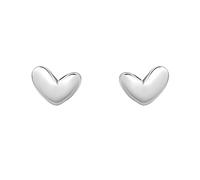 JZWCHQ 20 g Mini Cuore Sterling Sterling Silver Ipoallergenico Orecchini trafitti per Donne Adolescenti Adolescenti Minimalista Love Studio di Perline dal Cuore