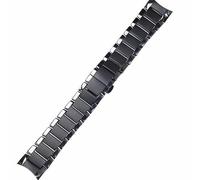 JZWCHQ 22 mm 24 mm cinghia in ceramica glassata liscia nera per Armani Watch AR1451AR1452AR1475AR1474 Braccialetta per braccialetti per cinturini da orologi
