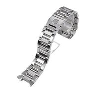 JZWCHQ 22 mm da 24 mm cinghia in acciaio inossidabile solido cinghia bracciale orologio per gli accessori per orologi della serie di Heuer Calera Accessori in acciaio in acciaio con logo