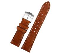 JZWCHQ 22 mm Marrone Nera retrò Vintage retrò Vera Pelle di Guardia in Pelle per Tudor Cinghia con Fibbia per Orologi a Tracolla