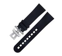 JZWCHQ 23,0 mm in gomma fluida pellicola morbida per blancpain cinghia cinquanta fathoms 5000 5015 braccialetti di cinghia di orologio nero origine
