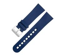 JZWCHQ 23,0 mm in gomma fluida pellicola morbida per blancpain cinghia cinquanta fathoms 5000 5015 braccialetti di cinghia di orologio nero origine
