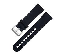 JZWCHQ 23,0 mm in gomma fluida pellicola morbida per blancpain cinghia cinquanta fathoms 5000 5015 braccialetti di cinghia di orologio nero origine