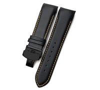 JZWCHQ 23 mm 23 mm 24 mm Curvate Curved Cand Fit per T035617 Cowhide Watch Strap Clasp Bracelets Men