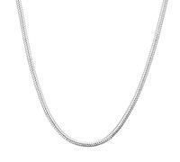 JZWCHQ 3,0 mm 16/18/20/22/24 pollici serpente collana catena per uomini donne gioielli da sposa regali, 45cm