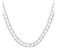 JZWCHQ 925 18/20/22/24/26/28/30 "12mm piatto collana a catena laterale piena per le donne uomini gioielli regali Made in China, 70cm