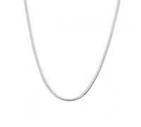 JZWCHQ 925 Argento Sterling da 1 mm 2 mm 3 mm Collana a Catena Serpente per Uomo Regalo di gioielleria da Sposa