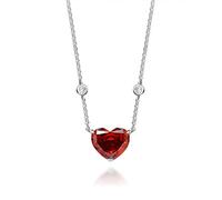 JZWCHQ 925 Argento Sterling da 10 * 12 mm aquamarina con Diamante ad Alta Diamante Fiore crollo a Ciondolo per Le Donne Gioielli Fini